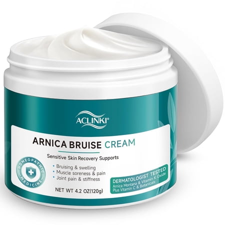Arnica Montana Bruise Cream with Vitamins K, C, E & Centella Asiatica for Skin Recovery & Discoloration Relief