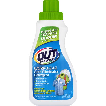 OUT ProWash Workwear Odor Eliminator Detergent, 22 Fl.