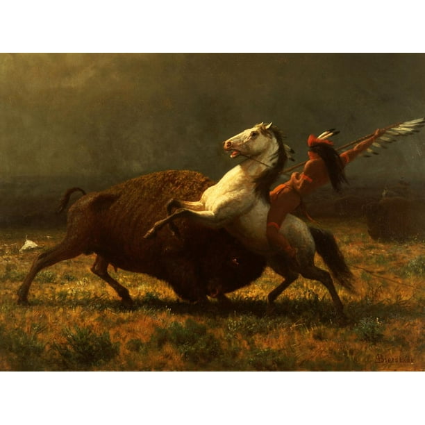 The Last of the Buffalo, C.1888, World Culture Unframed Giclee Print ...