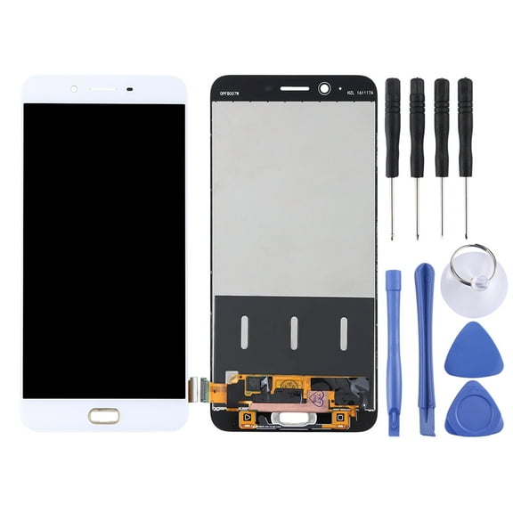 Cellphone Spare Parts  TFT LCD Screen for OPPO R9s Plus Digitizer Full Assembly (White)