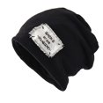 thumbnail image 2 of Dyfzdhu Women Pullover Cap Autumn Winter Fashion Solid Color Pile Ear Protection Warm Knitted Hat Black, 2 of 5