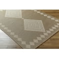 thumbnail image 3 of BoutiqueRugs Ziggy Bohemian Jute and Cotton Natural Fiber Textured Large Area Rug - Boho Moroccan Geometric Area Rug for Bedroom - Machine Washable - Tan, Peach, Beige - 7'9" x 10' (8x10 Area Rug), 3 of 9