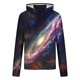 thumbnail image 5 of Ceisia Galaxy Print Hooded Top Men's Slim Fit Long Sleeve UV Protective Face Mask Shirt Gray L Gifts, 5 of 5