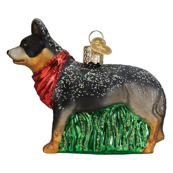 Old World Christmas Australian Cattle Dog Glass Blown Ornament for Christmas Tree