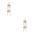 thumbnail image 4 of Bewildely Crystal Suncatcher Colgante Rainbow Maker con marco de metal Decoración Wind Chime Adornos Ventana Interior Árbol de Navidad Type9 NO9, 4 of 6