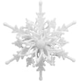 thumbnail image 3 of LONGRV 4Pcs 3D Glitter Snowflake Christmas Ornaments, Pack of 4, 3 of 7