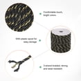 thumbnail image 2 of Uxcell 22 Yards Soft Twisted Rope Trim, 5mm/0.2" Black and Gold Polyester Twisted Silk Rope Cord for DIY Craft, 2 of 2
