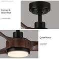 thumbnail image 6 of Wellspeed 52 in. 3-Blade Farmhouse Indoor Solid Wood LED Ceiling Fan with Remote Control, 6 of 16