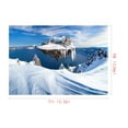 thumbnail image 3 of ABPHOTO Polyester Pastel Snow Mountain Scenery Backdrops Photography Photo-backdrop Portrait Winter Natural Scenic Photography for Photo Shoot 7x5ft, 3 of 4