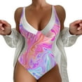 thumbnail image 1 of Aayomet Black One Piece Swimsuit Women Twist Front Ruched Tummy Control Bathing Suits Crossback Swimwear,Pink S, 1 of 3