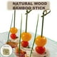 thumbnail image 1 of Paquete de 100 Brochetas Desechables de 12 Cm para Comida: Palillos Decorativos para Cócteles, Frutas, Quesos, Aperitivos, Sándwiches y Platos para Fiestas., 1 of 7