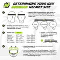thumbnail image 4 of Casco de moto HAX Obsidian integral con doble visera XXL, 4 of 6