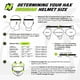thumbnail image 4 of Casco de moto HAX Obsidian integral con doble visera XXL, 4 of 6