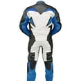 thumbnail image 3 of Shelter 335BL-3XL Motorcycle Riding Racing Leather Track Suit with Padding New, Multicolor - 3 Extra Large, 3 of 3