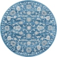 thumbnail image 2 of Rugs.com Boston Collection Rug – 3 Ft Round Blue Low-Pile Rug Perfect For Kitchens, Dining Rooms, 2 of 9