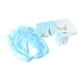 thumbnail image 4 of Paquete de 50 Cajas de dulces de regalo de papel Colcomx Huellas de bebé para cumpleaños de Baby Shower Azul claro, 4 of 8