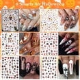 thumbnail image 2 of Set de 30 hojas de pegatinas navideñas para uñas Winthrop para todas las estaciones, 2 of 7