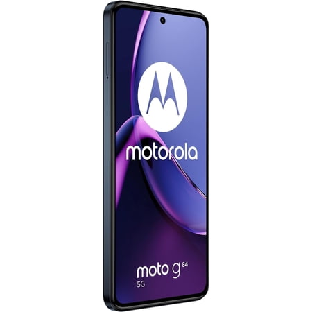 Motorola Moto G84 5G XT2347-1 (Dual SIM) 8/256GB | 6.5" P-OLED 120Hz Display | 50MP Camera | 5000 mAh Li-Po Battery | GSM Factory Unlocked | (NO CDMA) | International Model - (Spatial Black)