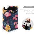 thumbnail image 3 of Yayeee Freestanding Laundry Hamper with Handle Collapsible Large Storage Basket for Clothes, Red Floral Flamingo, 3 of 7