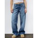 thumbnail image 2 of Pantalones de mezclilla de cintura baja para mujer, pantalones de pierna recta con múltiples bolsillos, pantalones vaqueros de moda para ropa de calle de los años 90 y Y2K, primavera y otoño, 2 of 7