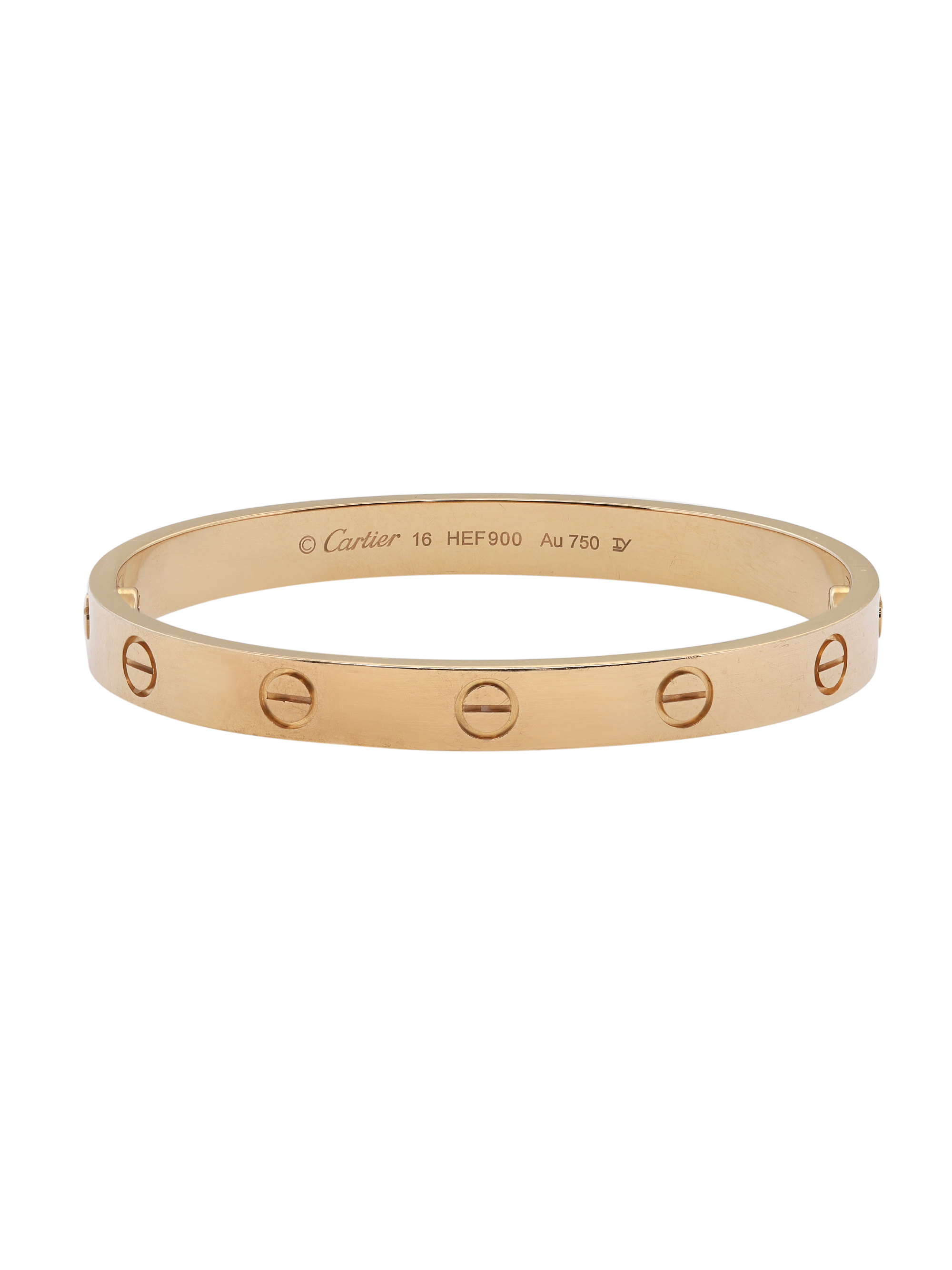 therealreal cartier love bracelet