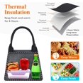 thumbnail image 3 of Lifewit Lunch Bag for Women Men Medium, Insulated Lunch Box, Reusable Lunch Tote Bag for Work Black, 3 of 7