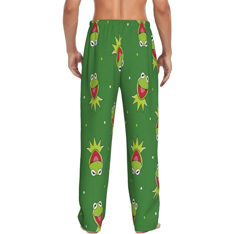 Mens Ke-Rmit The Fro Pajama Pants Soft Lightweight Pajama Pants