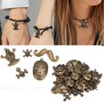 thumbnail image 4 of 50 Uds. Colgante de estilo Vintage, pulsera, collar, accesorios de joyería DIY, accesorios para hacer pendientes, 4 of 8
