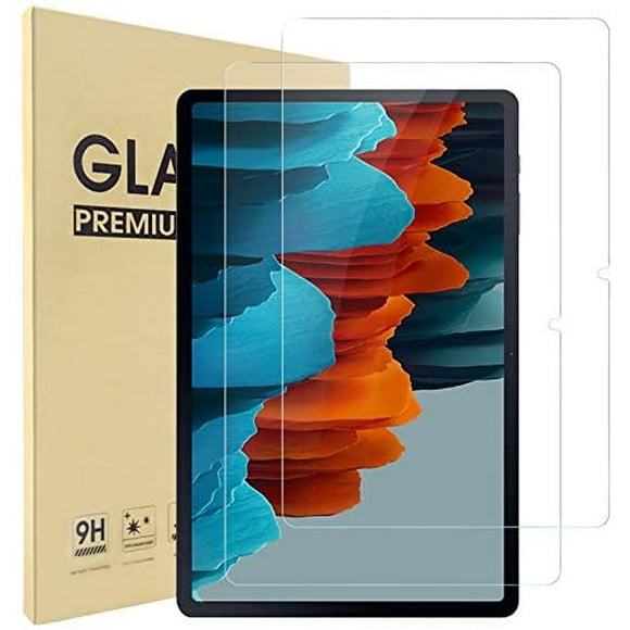 Hianjoo Protecteurs d'Écran [2-Pack] Compatible avec Samsung Galaxy Tab S7, [clarté HD] [9 Dureté] Verre Trempé