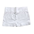 thumbnail image 2 of HAJWOH Women Seamless High Waist Ribbed Band Soft Stretch Safety Shorts Tummy Control Flat-cut Underwear for Dresses and Skirts, 2 of 5
