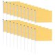thumbnail image 1 of 100pcs Handheld Square Flags Solid Color Mini Flag Party Supplies Party Celebration Flags (yellow), 1 of 5