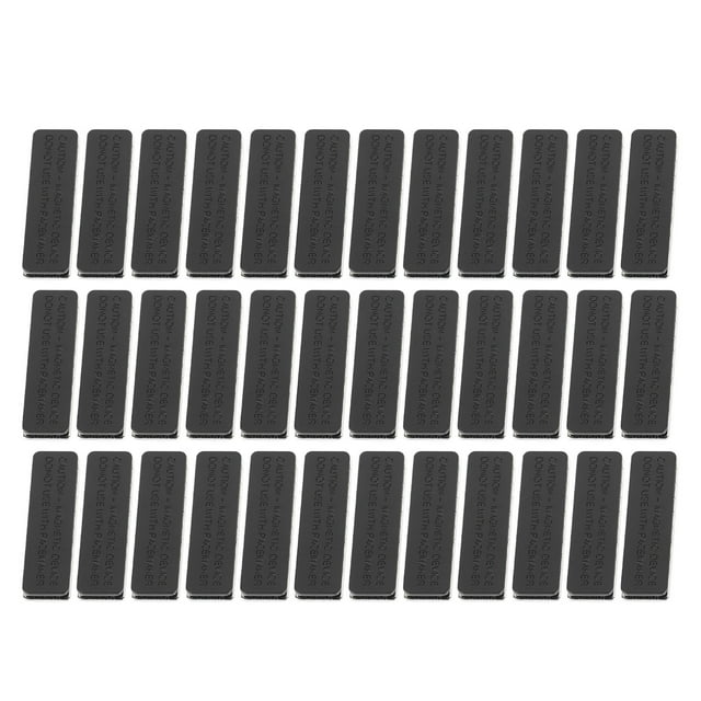 30 pares de imanes para etiquetas de nombre, duraderos, antidesgaste, de fácil manejo, soportes para etiquetas de nombre magnéticos multiusos para oficina y negocios