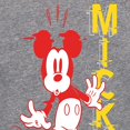 thumbnail image 3 of Disney - Mickey & Friends - Surprised Mickey - Glitch Name - Toddler And Youth Girls Raglan Graphic T-Shirt, 3 of 5