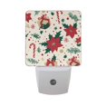 thumbnail image 6 of Yayeee LED Night Light for The Home Plug in With Light Sensors 2 Pack, Christmas Floral, 6 of 6