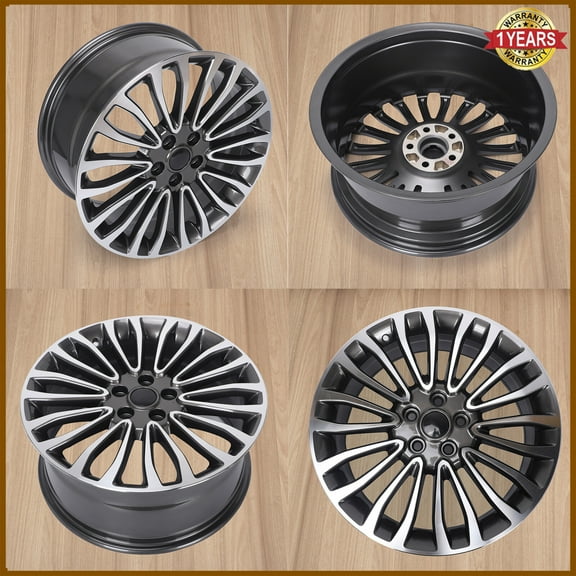 18" 18x8j Machined Charcoal Wheel For Ford Fusion 2017 2018 Quality Rim 4pcs/Set