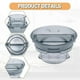 thumbnail image 3 of Lid Plug Replacement for Vitamix Ascent & Venturist Container 48oz/64oz A3500 A2500 V1200 X3 X5, Replacement Top Plug, 3 of 5