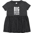 thumbnail image 3 of Inktastic Big Sister in Training Girls Baby Dress, 3 of 5