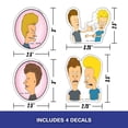 thumbnail image 3 of Beavis and Butthead Vinyl Decals - Set of 4 Waterproof Outdoor Car Stickers for Vehicle Window, Laptop, Water Bottle, Bumper Skateboard Portrait, 3 of 5