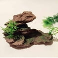 thumbnail image 4 of Plataforma para tomar el sol en forma de tortuga, terrario para reptiles, escondite de tortuga, resina, roca, cueva, adorno de hábitat para ranas dragón barbudas, 4 of 5
