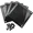 Black, variant on 80mm Computer Fan Filter Grills with Screws, Aluminum Frame Ultra Fine Stainelss Steel Mesh - 4 Pack
