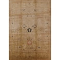 thumbnail image 1 of Ahgly Company Indoor Rectangle Mid-Century Modern Peru Brown Area Rugs, 8' x 10', 1 of 1