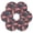 Flamingos and Leopard Print, variant on 6 Pcs Drink Coasters with Holder 3.94in Woven Coasters for Drinks Colorful Beautiful Parrots Coaster Set for Protection Table