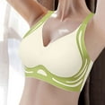 thumbnail image 5 of Bras for Women,Comfort Everyday Wear Plus Size Support Bra Seamless Design for Women All Day Casual Use 3PCS,Sports Bras for Women,Light Green,L, 5 of 5