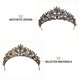 thumbnail image 4 of Tocado Beaupretty con diamantes de imitación, estilo barroco vintage, corona de aleación, tiara de boda para novia, 4 of 7