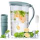 thumbnail image 1 of Jarra de Agua con Tapa para Puerta de Refrigerador, con 4 Tazas, Perfecta para Hacer Té, Jugo y Bebidas Frías, Hecha de PET Transparente, Sin Olor Y BPA, 1 of 4