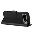 thumbnail image 7 of Allytech Slim Wallet Case for Google Pixel 8 Pro, [Embossed Pattern PU Leather] [ Card Slots & Cash Pocket & Magnetic Clasp], Kickstand Shockproof Anti-Scratch Protective Fashion Case, Black, 7 of 7