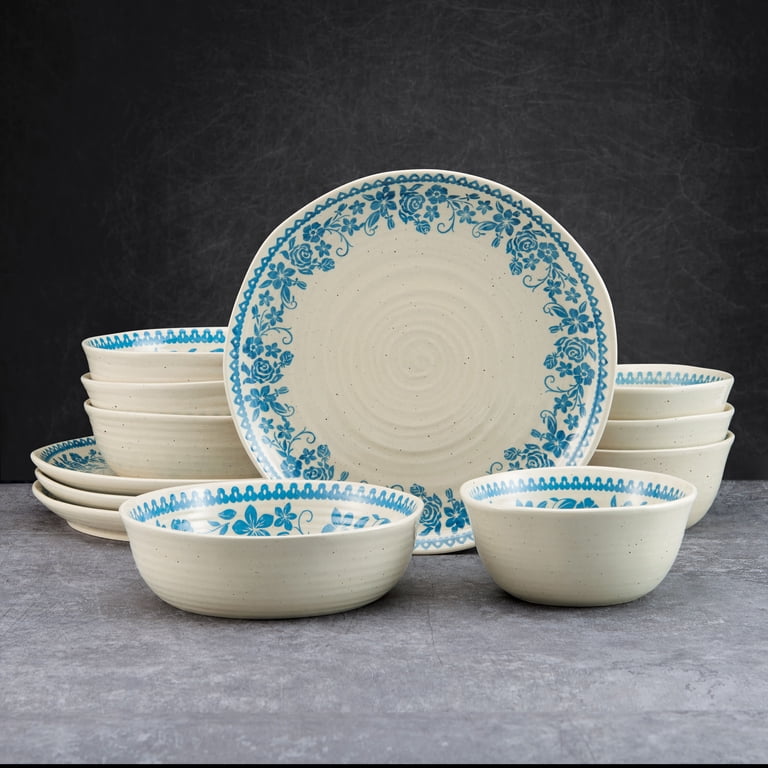 Pfaltzgraff® Hayden Blue 12-Piece Dinnerware Set - Walmart.com