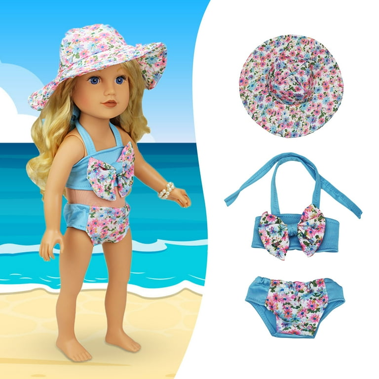 American Girl Barbie Clothes Swimsuit Zebra Print Swimsuit 18