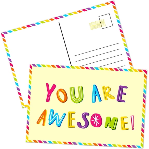 60 Pack You Are Awesome Postcards 4 x 6 Inch