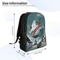 thumbnail image 4 of Ghostbusters Frozen Empire Backpack Lightweight Unisex Basic Daypack Bookbag Laptop Satchel Rucksack For Travel School Office Daily, 4 of 8